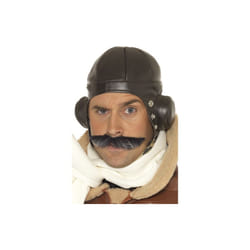 Smiffy's Adult Unisex Flying Helmet, Brown, One Size, 33437 -  flying hat smiffys fancy dress unisex helmet brown 33437 adult one size war