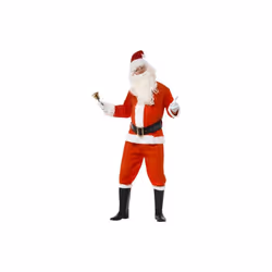 Adult's Santa Claus Costume - costume santa christmas deluxe fancy dress mens father outfit xmas adult claus suit smiffys