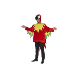 Smiffy's Men's Parrot Costume, Jumpsuit And Hood, Party Animals, Serious Fun, -  parrot fancy costume dress adult animal bird mens outfit