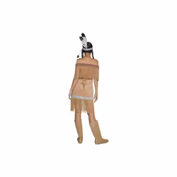 Smiffy's Adult Women's Authentic Western Lady Costume, Dress And - costume dress fancy lady ladies western authentic pocahont ...