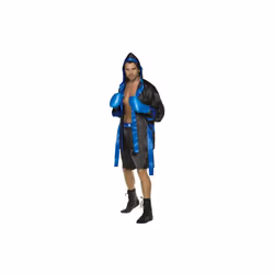 Smiffy's Men's Boxer Costume, Robe, Shorts, Belt And Gloves, Icons And Idols, - costume down count mens fancy dress boxer fe ...