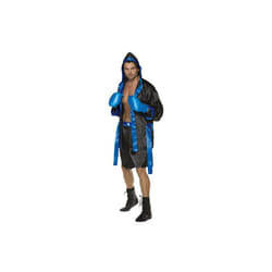 Smiffy's Men's Boxer Costume, Robe, Shorts, Belt And Gloves, Icons And Idols, -  costume down count mens fancy dress boxer fever medium outfit