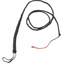 72" Black Long Bull Whip - Fancy Dress Smiffys Accessory Ringmaster Cowboy -  whip bull long black fancy dress smiffys access ...