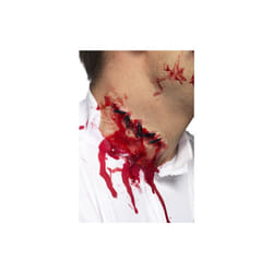 Rubber Scar Stitches - Halloween Fancy Dress Bloody Zombie Smiffys Wound -  scar stitches halloween Rubber  fancy dress bloody zombie smiffys wound