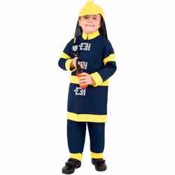 Fireman Boy Top, Trousers and Hat - Mediu
