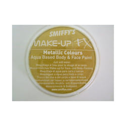 16ml Metallic Gold Face & Body Paint - Fx Smiffys Fancy Dress Make Up Accessory -  face paint body fx smiffys fancy dress gold make up accessory