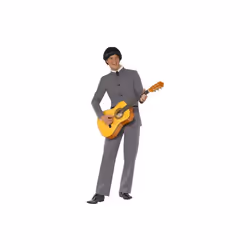 Smiffy's Adult Men's Fab Four Iconic Costume, Jacket And Trousers, 60's Groovy - costume four fab mens 60s beatles fancy dre ...