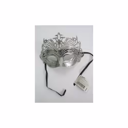 Silver Columbine Masquerade Mask - Fancy Smiffys Dress Unisex Maskerade - mask silver fancy smiffys dress unisex columbine m ...