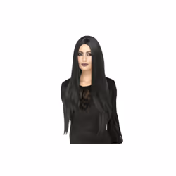 Smiffy's 45048 Deluxe Witch Wig (one Size) -  womens adult halloween fancy dress wig duchess manor morticia costume deluxe bl ...