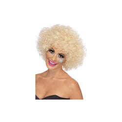 Smiffys 70s Funky Afro Wig - Blonde -  afro wig fancy dress blonde 70s funky 1970s unisex smiffys