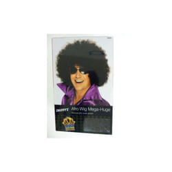 Huge Black Curly Afro Wig -  afro wig black smiffys megahuge fancy dress 70s