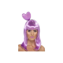 Smiffy's Candy Queen Wig - Lilac -  wig candy queen lilac katy heart dress smiffys perry fancy