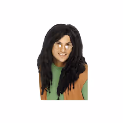Black Dreadlock Fancy Dress Wig -  wig fancy dress black mens rasta dreadlock costume jamaican accessory adult smiffys party  ...
