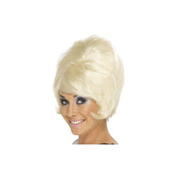 Smiffy's 60's Beehive Wig -  wig beehive 60s smiffys fancy dress ladies blonde