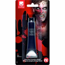 Vampire Blood Dark Red Tube 28ml/1 oz, Halloween Facepaint/Makeup