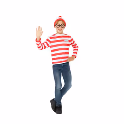 Where's Wally? Instant Kit,Where's Wally Licensed Fancy Dress,Medium Age 7-9