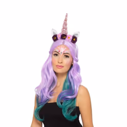 Womens Unicorn Make Up Kit Fancy Dress Accessory