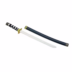Black Ninja Warrior Sword, Fancy Dress Accessory/Toy