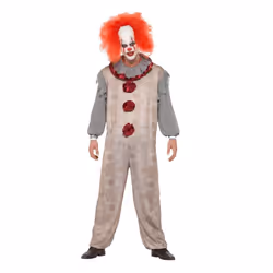 IT Pennywise Vintage Clown Costume | Halloween - Large