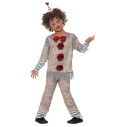 Kids Vintage Clown Boy IT Pennywise Costume | Halloween - Medium