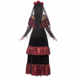 Day of the Dead Bride Costume,Mexican Day of The Dead/Sugar Skulls,UK 24-26