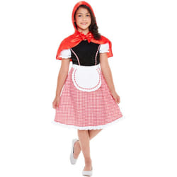 Girls Book Day Red Riding Hood Fancy Dress Costume