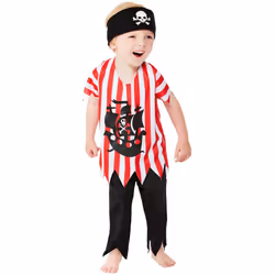 Toddlers Jolly Pirate Fancy Dress Costume Age 3 - 4