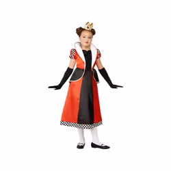 Girls Queen of Hearts Fancy Dress Costume Age 10-12