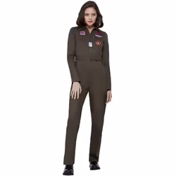 Smiffys Officially Licensed Top Gun Ladies Costume