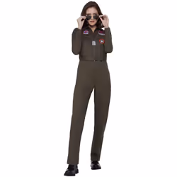 Smiffys Officially Licensed Top Gun Ladies Costume