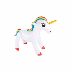 Inflatable Unicorn, White