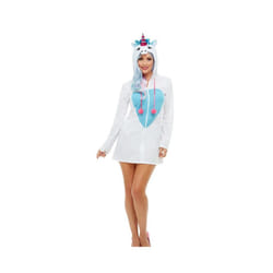 Womens Adults Short Unicorn Fancy Dress Costume Size 4 - 6