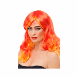 Smiffys Make Up FX Fire Aqua Kit Red Womens