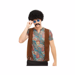 Mens Hippie Instant Fancy Dress Kit