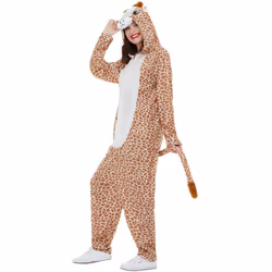 Giraffe costume brown hooded jumpsuit Giraffe Costume Unisex Size