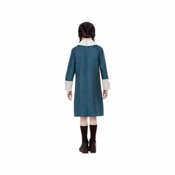 Girls Addams Family Wednesday Fancy Dress Costume (Age 7-9)
