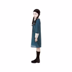 Girls Addams Family Wednesday Fancy Dress Costume (Age 10-12)