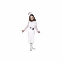 Smiffy's Chidlren's Angel Costume, Dress, Belt & Halo, Ages 10-12, Colour: -