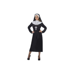 Adult's Nun Costume -  dress nun costume fancy ladies outfit habit religious hen sister adult 818 womens smiffys