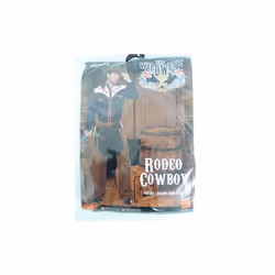 Large Blue Men's Rodeo Cowboy Costume - cowboy costume rodeo mens outfit wild fancy dress western adult adults