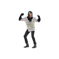Smiffy's Men's Mutant Monkey Costume, Top With Fur Arms And Latex Mask, Size: -