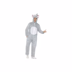 Smiffys Elephant Costume Includes Jumpsuit With Hood Grey L - costume elephant animal fancy dress zoo mens ladies outfit adu ...