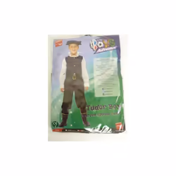 Large Royal Blue Boys Tudor Boy Costume -  costume tudor boy fancy dress book outfit boys childrens smiffys week medieval kid ...