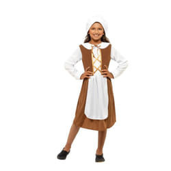 Kids Tudor Girl Costume - Medium