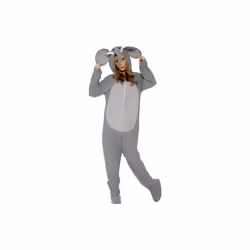 Smiffy's Adult Unisex Elephant Costume, All In One Jumpsuit, Size: M, Colour: -  elephant costume adult unisex fancy dress zo ...