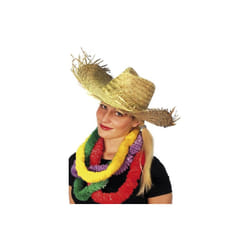 Smiffy's Beachcomber Hawaiian Straw Hat -  hat hawaiian straw beachcomber fancy dress party adult costume hula
