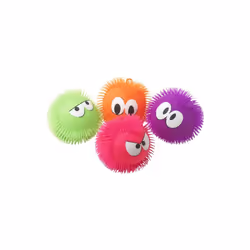 28cm/11' Character Light Up Puffer Balls - Assorted Colours. - Smiffys 28cm - smiffys 28 cm puffer ball characters multicolo ...