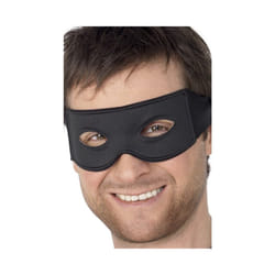 Black Tie Mask Eyemask Bandit Robber Superhero Lone Ranger Zorro