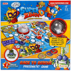 John Adams 10749 SuperZings Race to Rescue Pressmatic Game, Multi