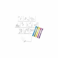 Rainbow Brush Drawing Set Create amazing rainbow style pictures Arts crafts Ages 6
